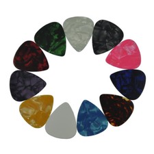 Lot of 100Pcs Thin 0.46mm Guitar Picks Plectrums Celluloid For Acoustic Guitar