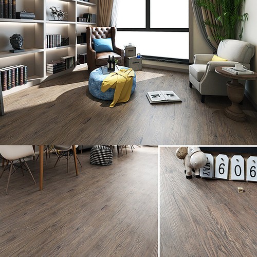Vinyl Floor Plank Wood Effect Flooring Tiles Self Adhesive Kitchen Flooring - Picture 50 of 170