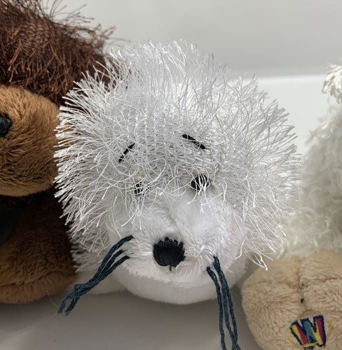 Webkinz Set Of 4 Dog, Monkey, Lamb, And Seal- No Codes All Long Haired - Picture 4 of 7