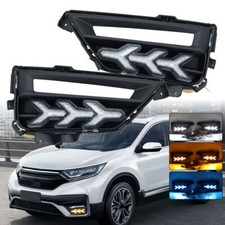 For 2020-2022 Honda Crv Cr-v Led Drl 3-color Driving Fog Light Turn Signal Lamps For 2020-2022 Honda Crv Cr-v Led Drl 3-color Driving Fog Light Turn Signal Lamps