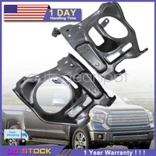 NEW Bumper Bracket Set Fits 2007-13 Toyota Tundra Mounting Arm Steel Front 2Pcs
