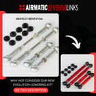 BENTLEY BENTAYGA LOWERING LINKS KIT (PREMIUM FULLY ADJUSTABLE LINKS) MODULE