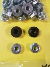 24Pk 1/4-28 Smooth Face Flange Lug Nuts, BIG ...