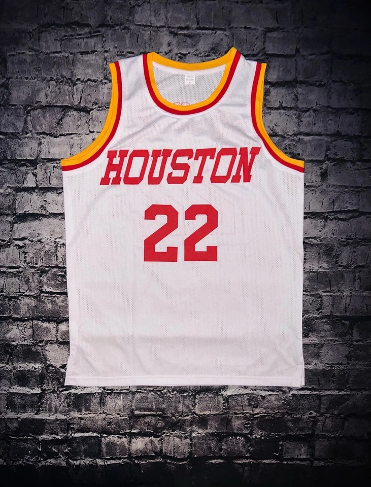 Clyde Drexler Autographed Houston Pro Style White Basketball Jersey (JSA) - Image 3 of 4