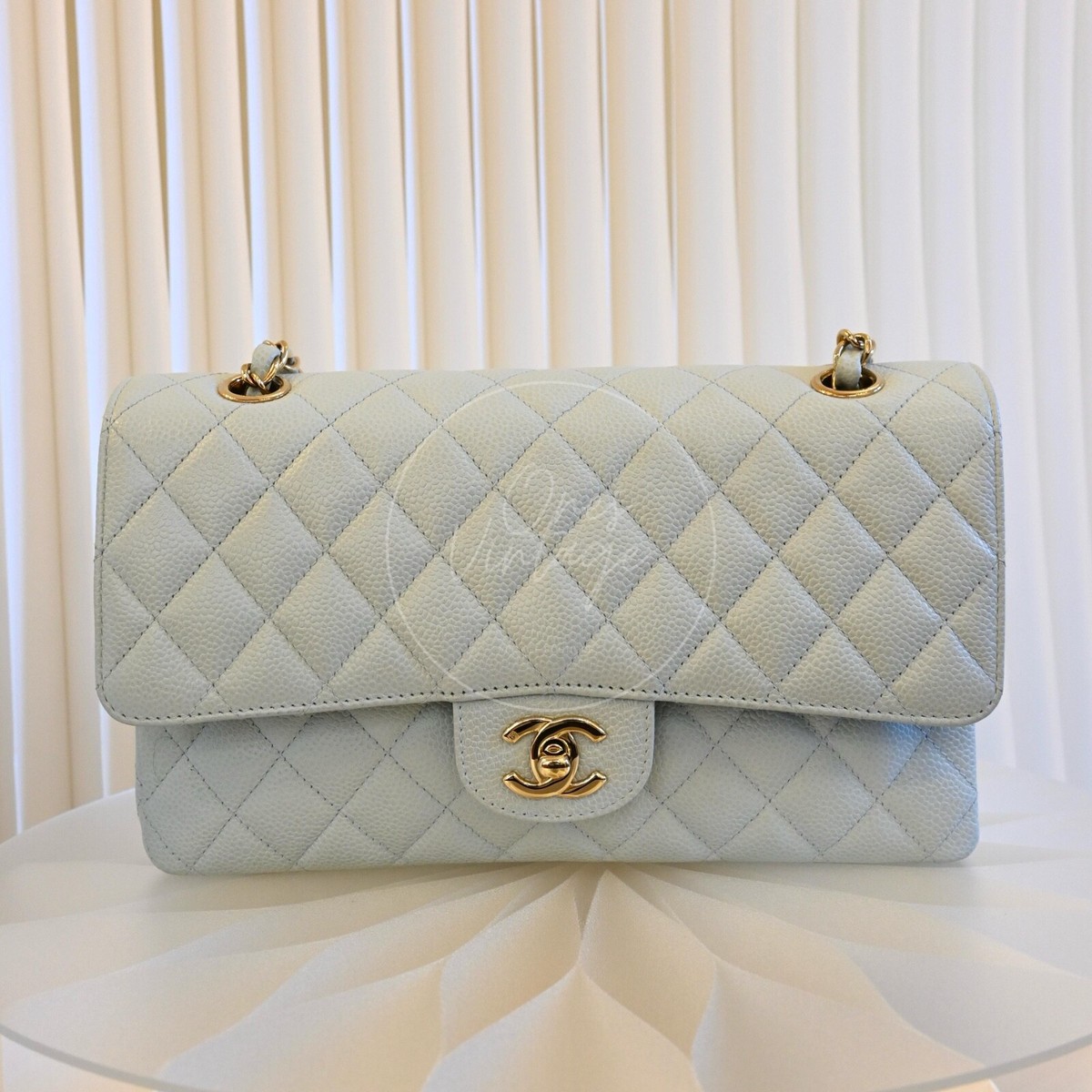 Mini Flap Bag 21s Chanel Top Handle Caviar CHANEL Caviar Quilted