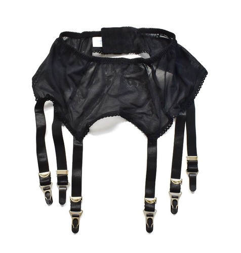 (S~Xxxl Talla Grande) Sexy Malla Transparente Vintage Metales Liguero 6 Correas Tirantes - Imagen 16 de 22