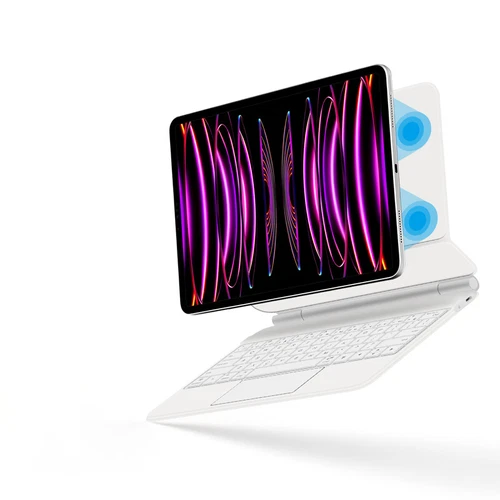 For iPad Pro M4/Air M2 2024 Stand Leather Magic Removable Backlit Keyboard Case - Picture 40 of 44