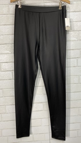 BP Nordstrom Womens Faux Leather Leggings In Black Size Small NWT New - Picture 1 of 6
