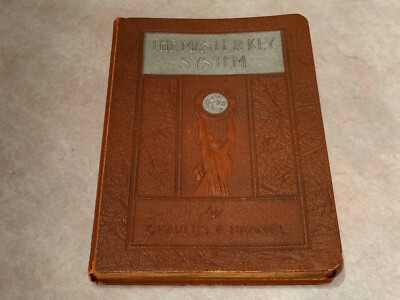 The Master Key System Charles F Haanel -1919 Soft Cover Gilded Edges New Thought