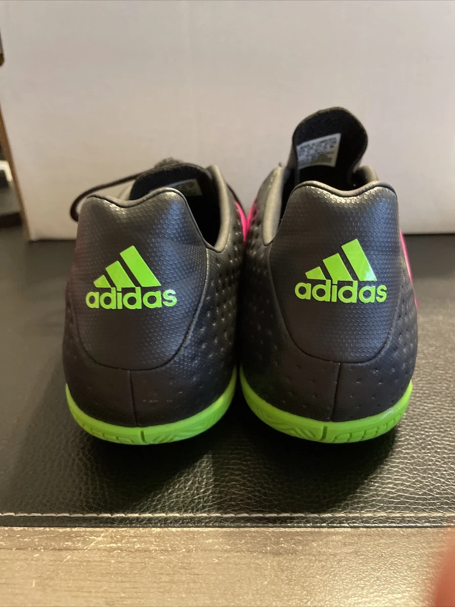 Adidas 16.4 Soccer Indoor/turf Black/Pink/Green Mens Size 9.5 | eBay