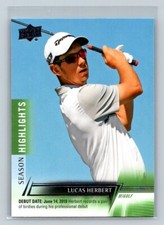 2024 Upper Deck Golf PGA Tour Season Highlights Debuts #59 Lucas Herbert