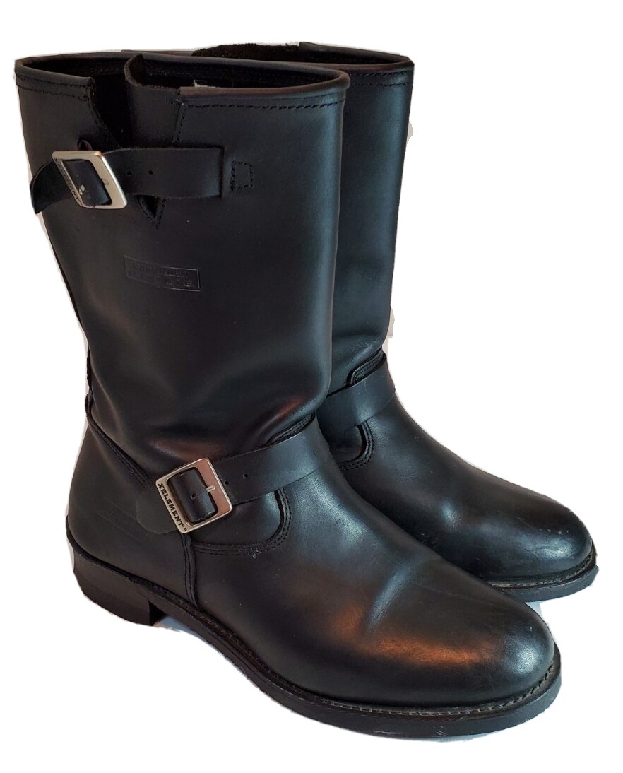 Xelement Men\'s Black Leather
Harness Motorcycle Boots The Classic Black Harness Motorcycle Leather Boots, Xelement  main image 3