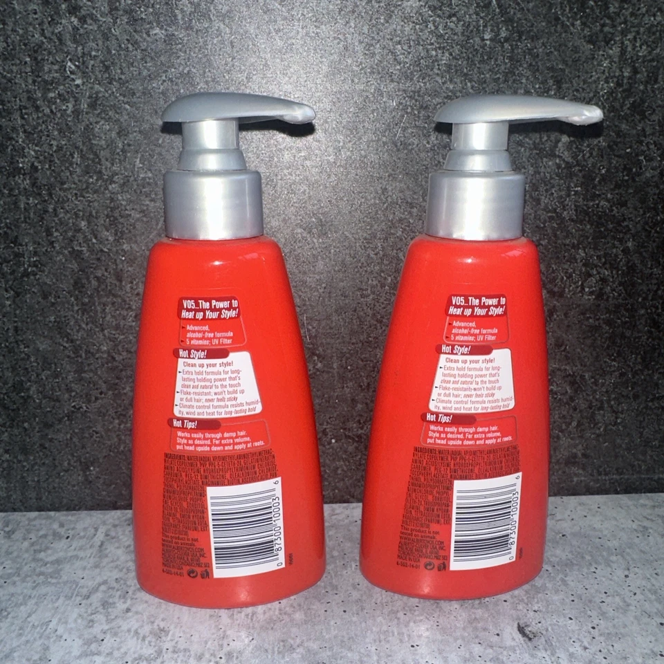 Lote de 2 Vo5 ¡Realmente limpio! Gel de peinado, sujeción extra 5 oz cada uno Foto 2 de 2
