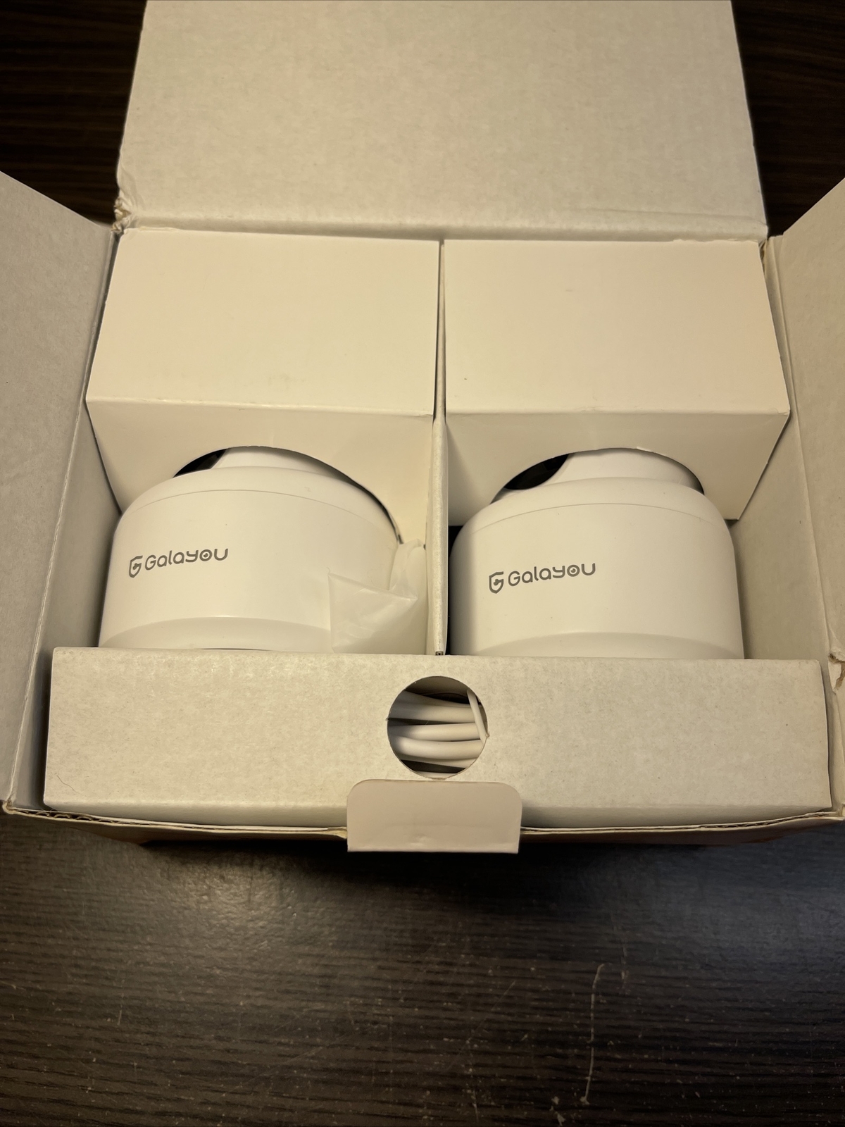 2K Galayou G2 Indoor Cameras 360 WiFi Home Security Camera 2 PACK Alexa Google