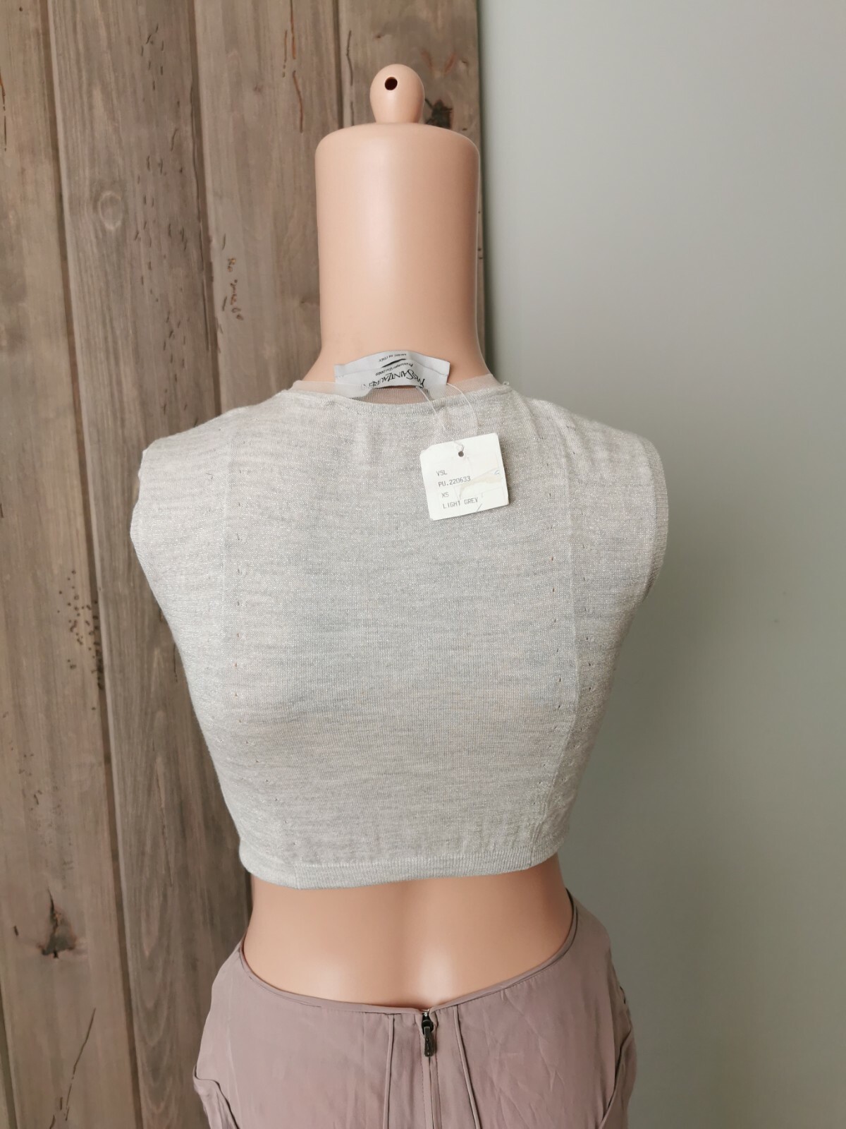 TOP VINTAGE RITAGLIATO YVES SAINT LAURENT SXS da collezione