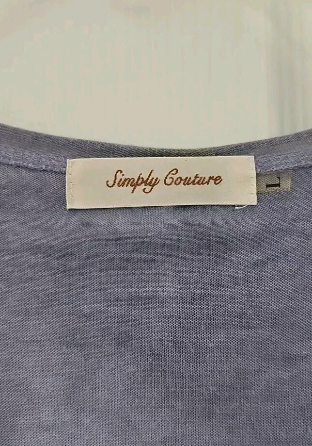 TÚNICA DE ALTA COSTURA EN CAPAS Bordada Lagenlook Casa de campo Hadas Fiesta Abuela Foto 2 de 3