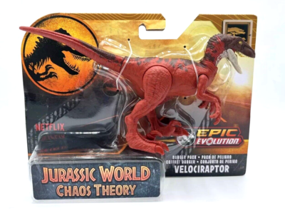 Jurassic World Chaos Theory Danger Pack Velociraptor 2024