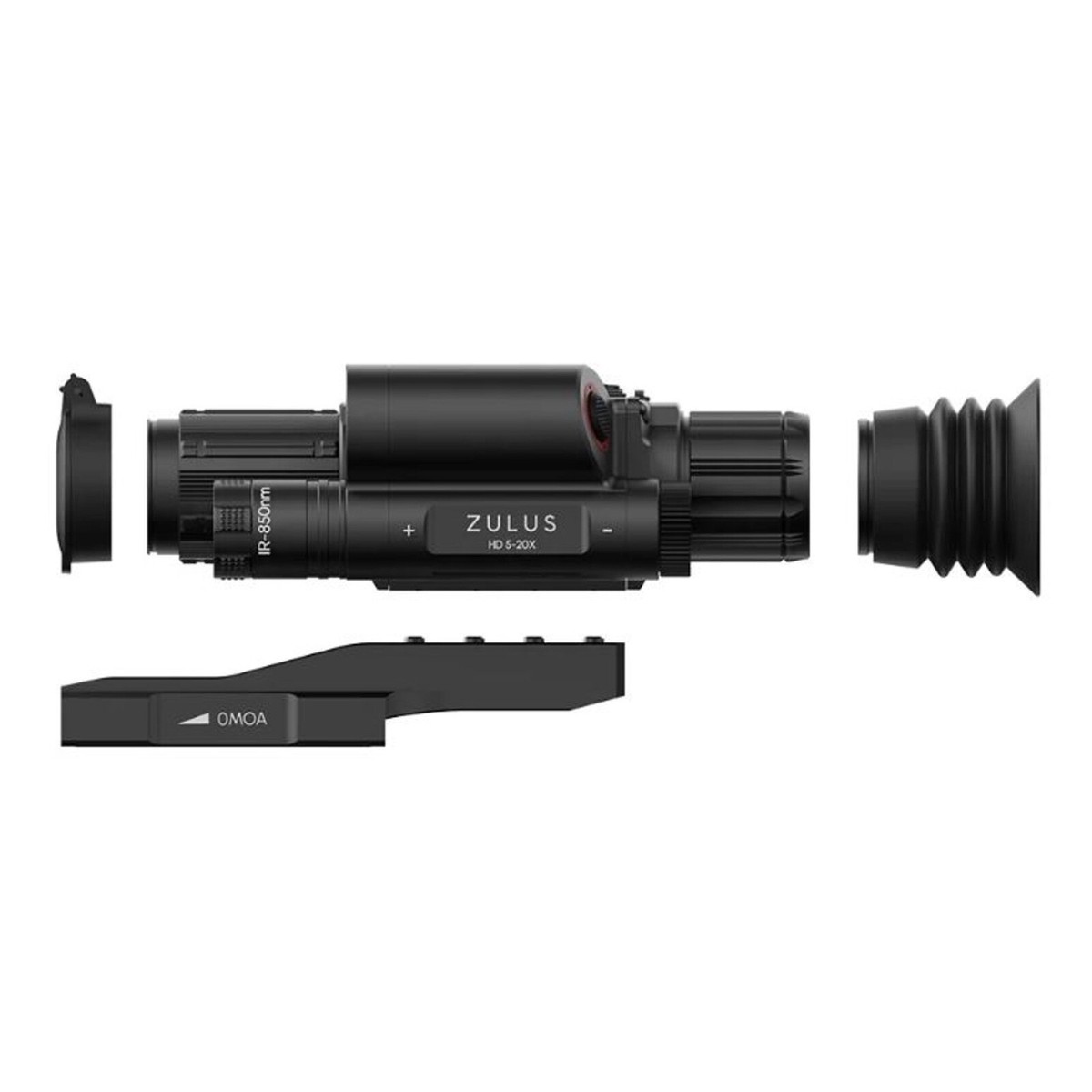 DNT Optics ZULUS HD 3-12X Digital Night Vision Scope with LRF