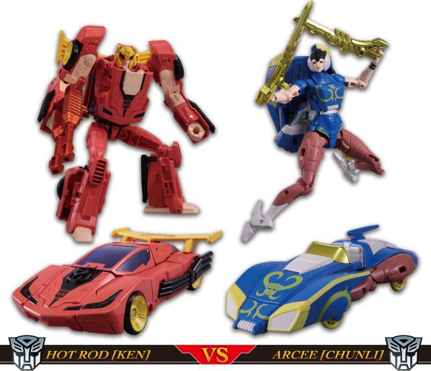 Hasbro Transformers Street Fighter II X Transformers Ken Vs Hasbro Transformers Street Fighter II X Transformers Ken Vs