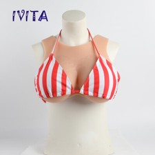 6XL Large Silicone Breast Forms Crossdresser FF Cup False Boobs Drag Queen Bust