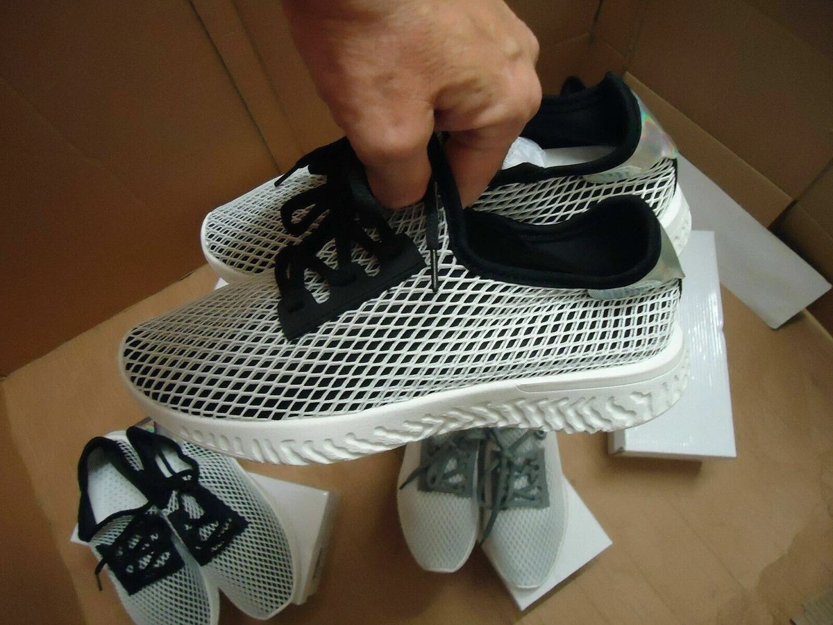 Ladies white shop mesh trainers