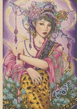 Oriental Lady Counted Cross Stitch Chart No.3-602