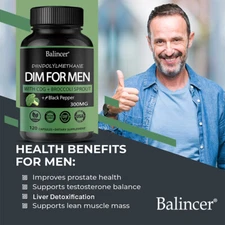 DIM (Diindolylmethane) Supports Prostate Health Promote Liver Detoxification
