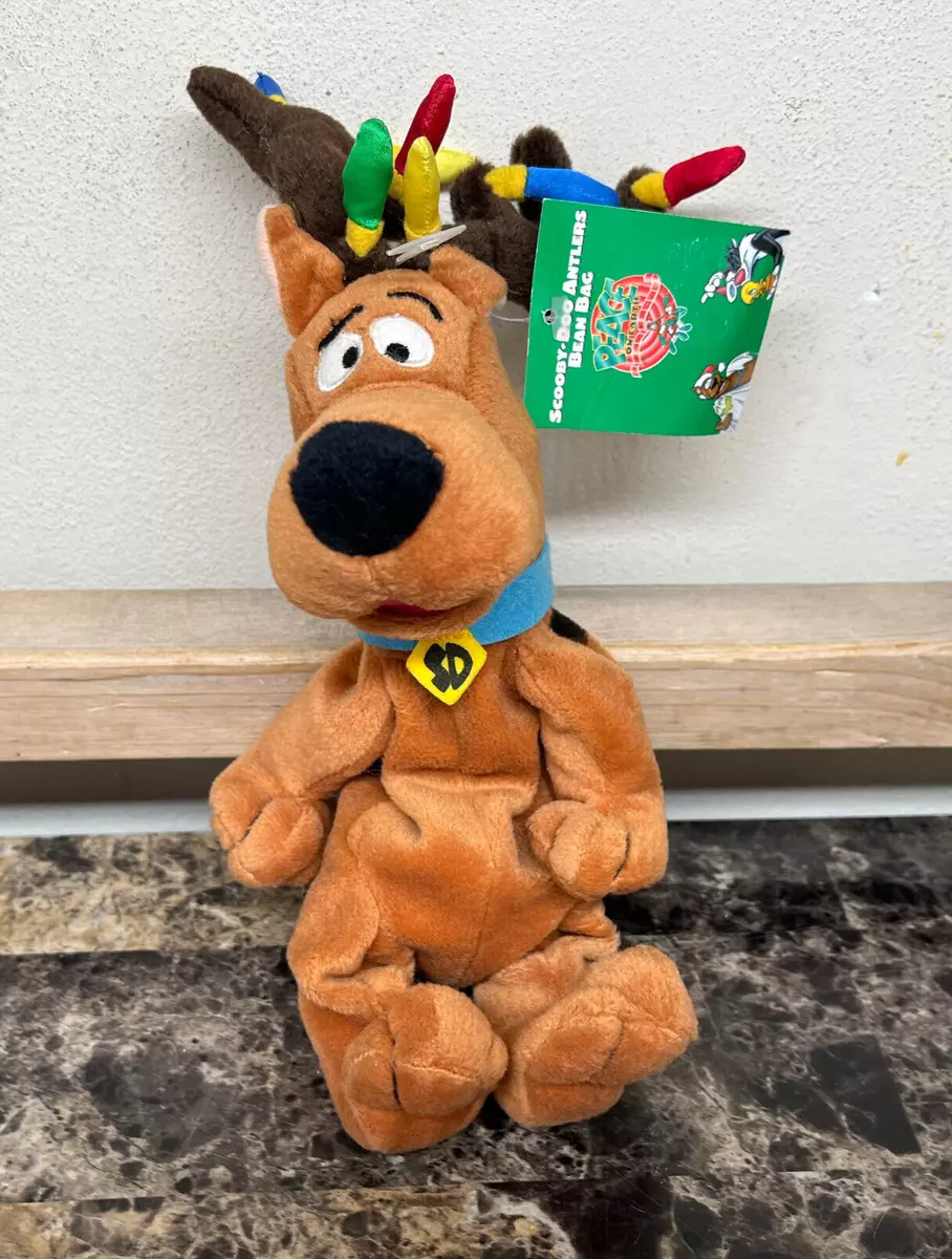 Scooby Doo Antler Bean Bag Plush Stuffed Animal Peace On Earth