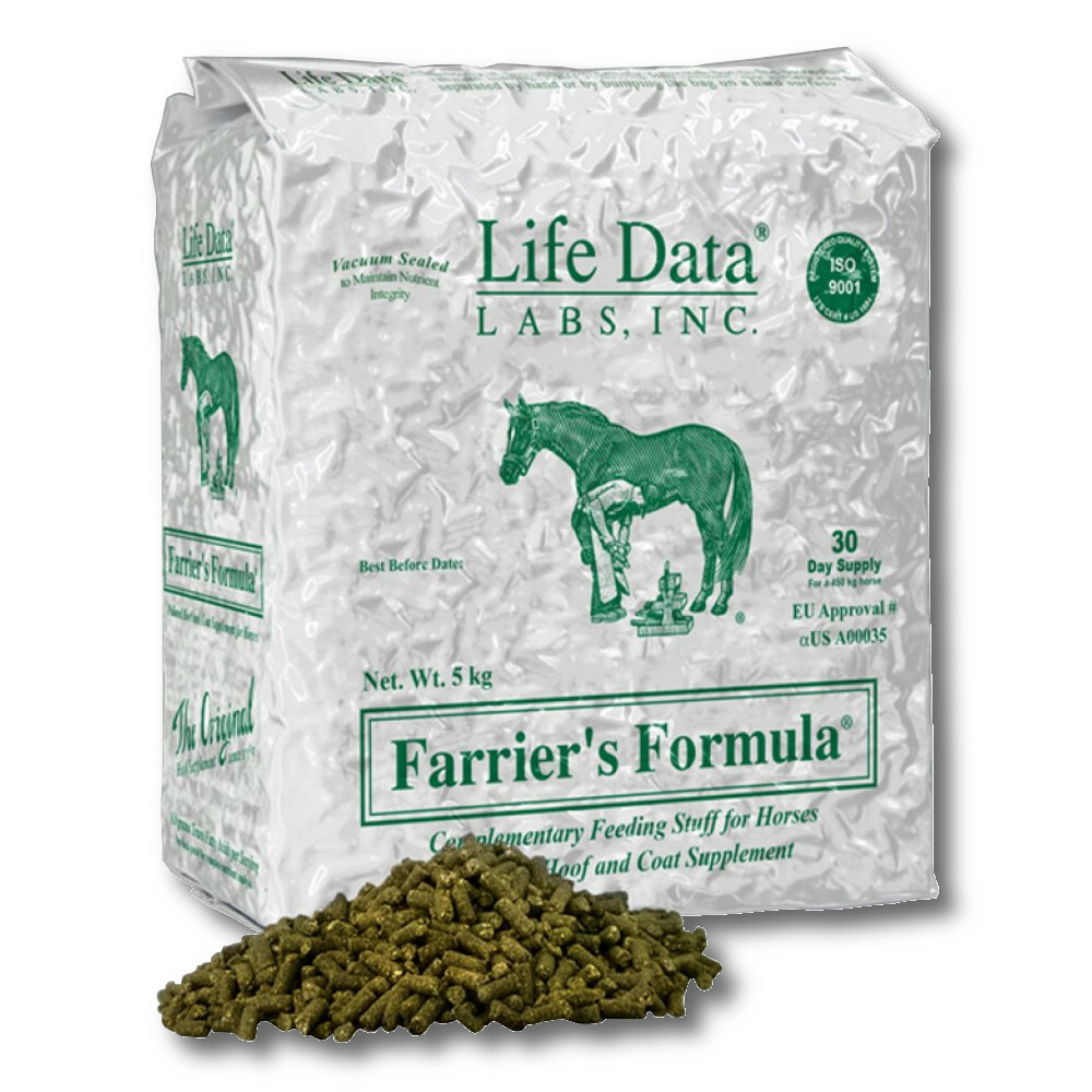 Farrier's Formula Original Life Data Labs aliment de croissance sabots chevaux 5 kg