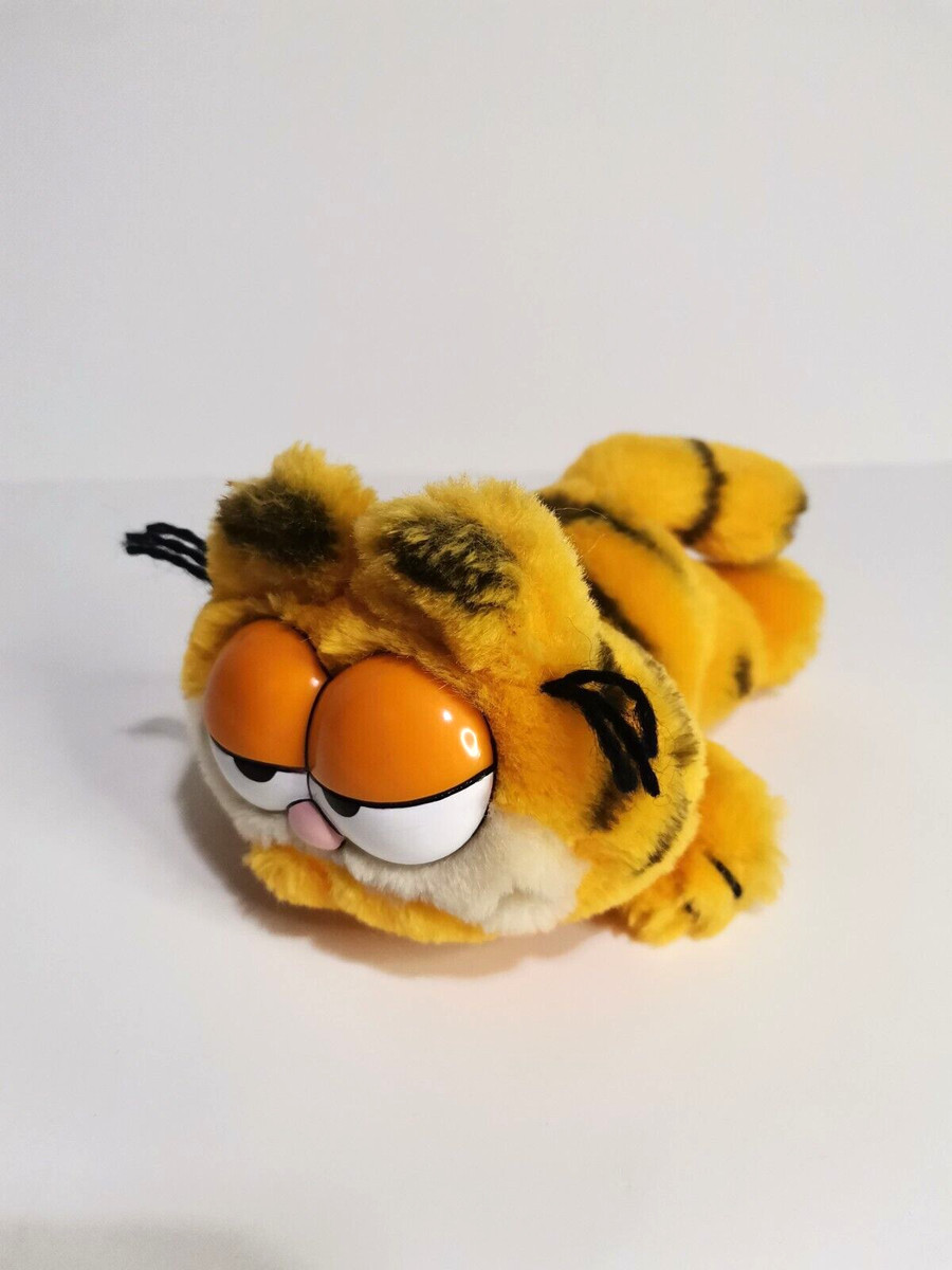 Vintage 1978/1981 Dakin Garfield Plush 5" Long lying down with sleepy eyes  | eBay