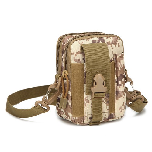 Mens Tactical Molle Pouch Utility Gadget Pack Outdoor Hiking Belt Waist Bag Belt - Picture 10 of 21