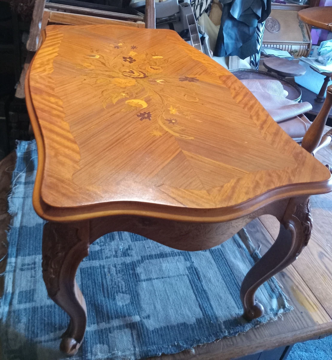 Italian Marquetry Inlaid Coffee Table CT 14 eBay