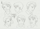The Twelve Kingdoms Juuni Kokki Original Model Sheet Print Copy Pierrot - Yuka — photo 3