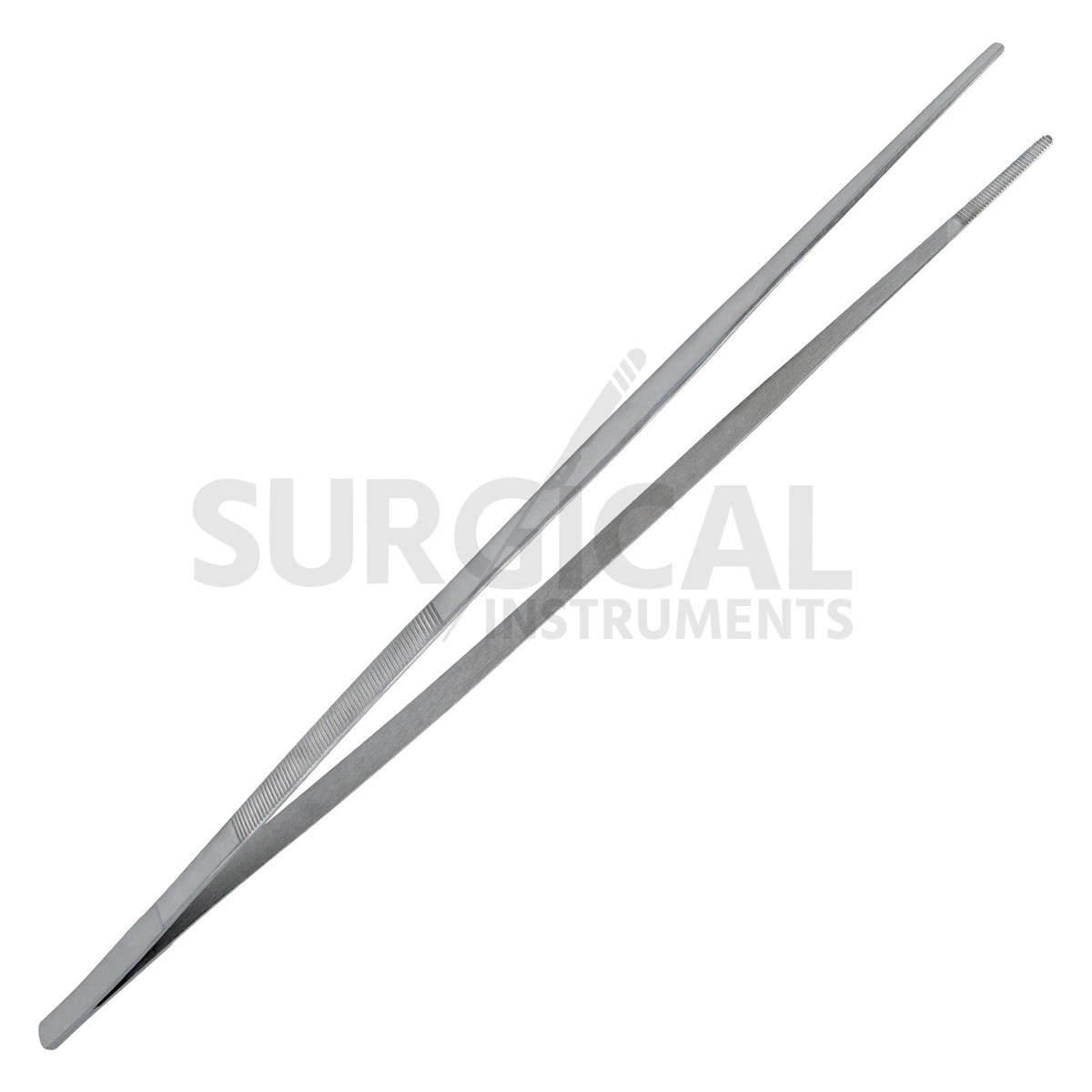 24" Thumb Dressing Forceps - Extra Long Surgical Tweezers, Stainless Steel German Grade