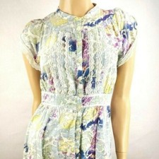 Free People Size 2 Button Front Floral Print Dress