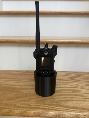 APX 6000 7000 8000 Cup Holder Mount Works With Belt Clip!