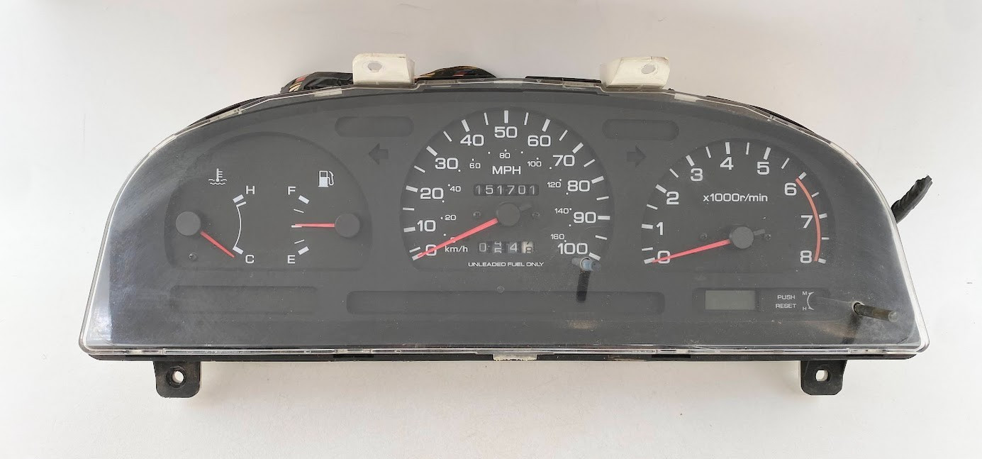 1994 1995 Nissan Pathfinder D21 Gauge Instrument Cluster 24810-85P00 V6 4x4 MT
