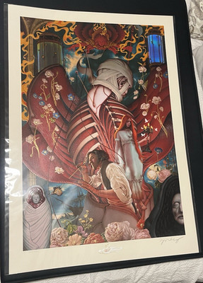 James Jean Guillermo del Toro s  Frankenstein 2025 Art Print