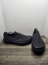 Oofos OOmg eeZee Low Shoes Mens Size 13 Comfort  Sneaker Recovery Black New