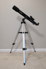 Telescope with 3 eyepieces, finder, tripod - Orion Observer 70mm Refractor