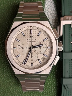 Zenith Defy Skyline Chrono 42mm SS Bracelet & Rubber Full Set Warranty 2029