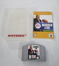 B-29 AUTHENTIC ORIGNAL VINTAGE NINTENDO N64 MADDEN NFL 99 W/ CASE
