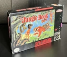 Disney's The Jungle Book (Super Nintendo, 1994) Complete W/Manual CIB TESTED