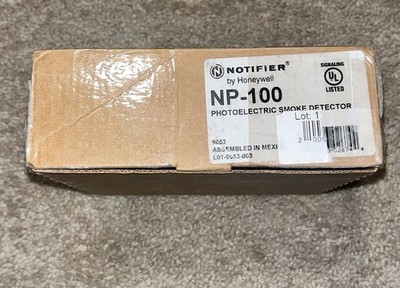 Notifier NP-100 Photoelectric Smoke Detector Fire Alarm