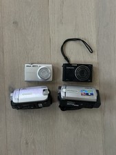 Lot Of Digital Cameras Camcorder Lot Untested Sold As Is For Parts Or Repair
