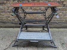 (C)VINTAGE BLACK & DECKER ALUMINIUM WORKMATE - WM325 TYPE 3 - MARINE PLY JAWS