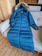 Lands’ End Women’s Down Coat Small – Long Puffer Jacket – 80/20 Down – Excellent