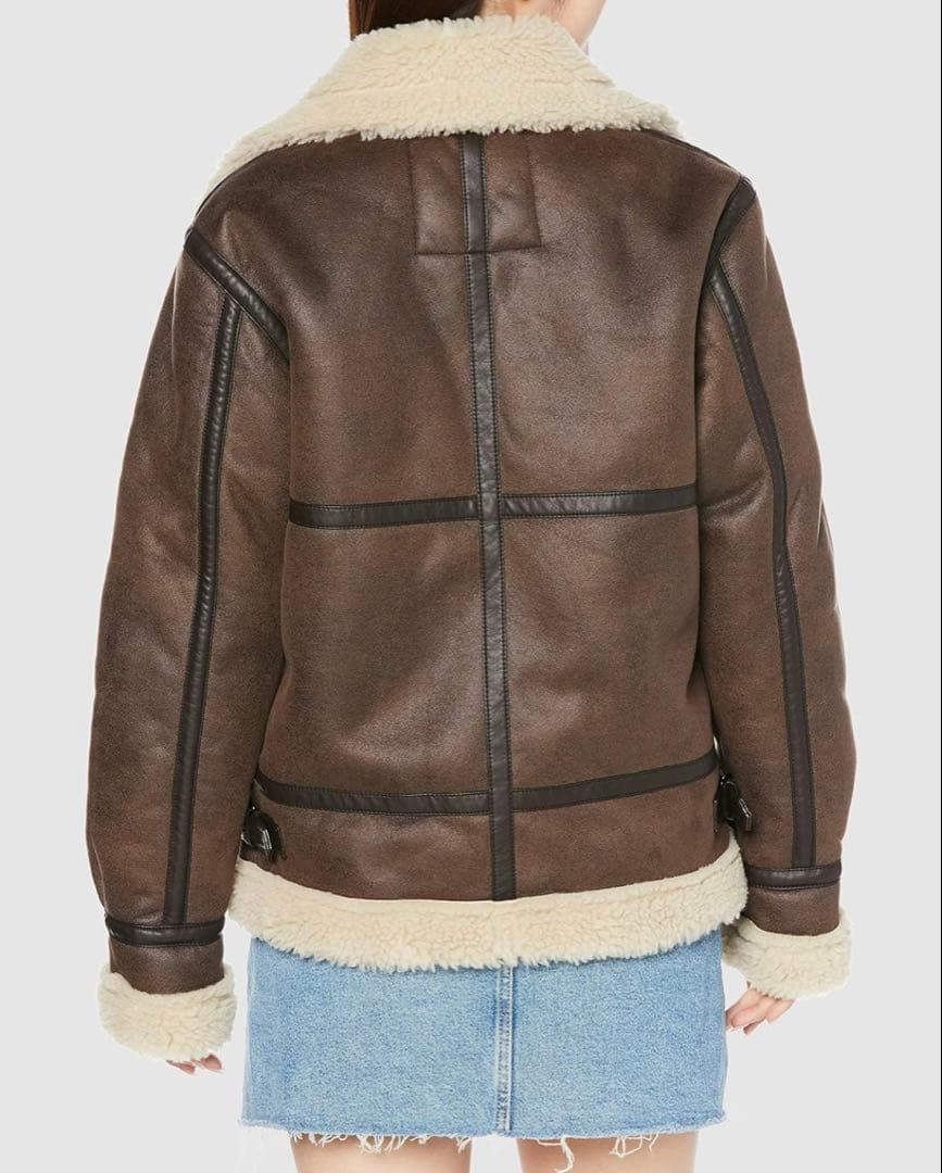 Alpha Shearling Jacket Flight B3 - image 7