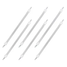 6 Pcs Quartz Heating Tube Replacement 10 Inch Tube Element For Electric Heater
