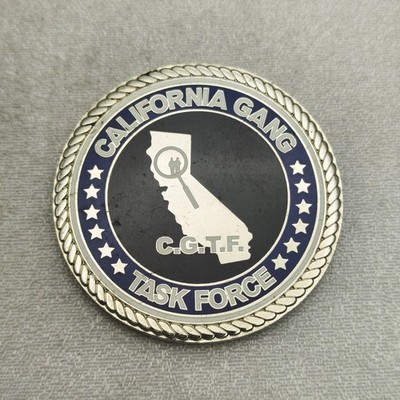 California Gang Task Force C.G.T.F. Challenge Coin